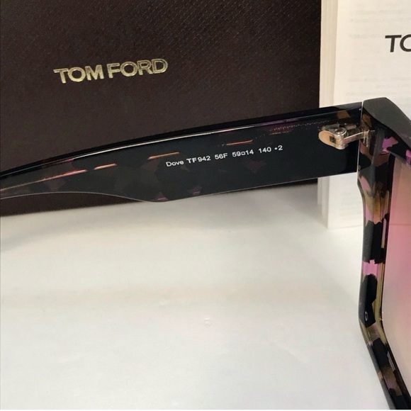 TOM FORD Dove Sunglasses Tortoise Havana Brown TF942 - Picture 6 of 16